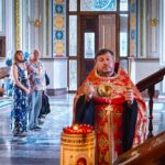 Богослужение в канун дня Усекновения главы Пророка, Предтечи и Крестителя Господня Иоанна в кафедральном Александро-Невского собора