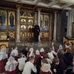 Александро-Невский кафедральный собор г. Симферополя посетили ученики казачьего класса МБОУ средней общеобразовательной школы № 29 имени Г. К. Жукова