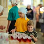 Праздничные богослужения в нижнем храме Александро-Невского кафедрального собора в день празднования Казанской иконы Божией Матери
