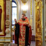 Богослужение в кафедральном Александро-Невском соборе в канун Недели 6-й по Пасхе, о слепом