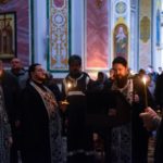 Повечерие с чтением канона преподобного Андрея Критского в кафедральном Свято-Александро-Невском соборе.