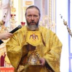 Преосвященный Евфимий, епископ Луховицкий возглавил Литургию в Неделю 16-ю по Пятидесятниц  в кафедральном Свято-Александро-Невском соборе г. Симферополя.