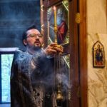 Литургия Преждеосвященных Даров в нижнем храме (во имя святителя Гурия, Архиепископа Таврического).