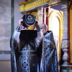 Первая в этом году Литургия Преждеосвященных Даров в Свято-Александро-Невском кафедральном соборе.