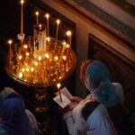 Утреня с чтением 12-ти Страстных Евангелий в кафедральном Свято-Александро-Невском соборе.