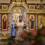 Преосвященный Каллиник, епископ Бахчисарайский совершил всенощное бдение в кафедральном соборе святого благоверного князя Александра Невского г. Симферополя в канун праздника Покрова Пресвятой Владычицы нашей Богородицы и Приснодевы Марии.