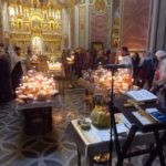 Богослужение во Вселенскую родительскую (мясопустную) субботу в кафедральном Александро-Невском соборе.
