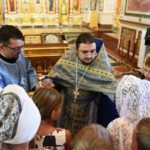 Молебен для учащих и учащихся перед началом учебного года в кафедральном Свято-Александро-Невском соборе г. Симферополя.
