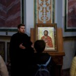 Учащиеся 5-х и 6-х классов МБОУ СОШ N38 , в рамках внеурочной деятельности "По стопам Андрея Первозванного", посетили кафедральный Свято-Александро-Невский г. Симферополя.