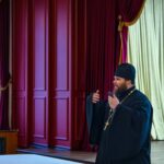 Прошли очередные занятия с учащимися библейско-богословских курсов в актовом зале здания Симферопольской и Крымской епархии
