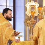 Епископ Ялтинский Нестор совершил Божественную литургию в кафедральном Александро-Невском соборе г. Симферополя в Неделю 18-ю по Пятидесятнице.