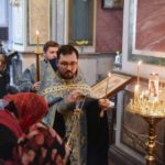 В канун Субботы Акафиста  совершена утреня с чтением акафиста Божией Матери в кафедральном Свято-Александро-Невском соборе г Симферополя.