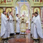 В ПРАЗДНИК ВОЗНЕСЕНИЯ ГОСПОДНЯ ЕПИСКОП ЯЛТИНСКИЙ НЕСТОР СОВЕРШИЛ ЛИТУРГИЮ В КАФЕДРАЛЬНОМ СОБОРЕ СВЯТОГО БЛАГОВЕРНОГО КНЯЗЯ АЛЕКСАНДРА НЕВСКОГО Г. СИМФЕРОПОЛЯ.