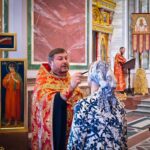Богослужение в канун дня Усекновения главы Пророка, Предтечи и Крестителя Господня Иоанна в кафедральном Александро-Невского собора