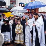 Литургия в кафедральном Свято-Александро-Невском соборе в праздник Крещения Господня.