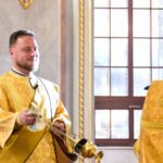 Литургия в Неделю 29-ю по Пятидесятнице, святых праотец в кафедральном Александро-Невского собора.