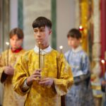 Воскресные богослужения в Александро-Невском кафедральном соборе в Неделю 18-ю по Пятидесятнице