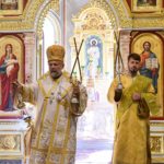 ЕПИСКОП ЯЛТИНСКИЙ НЕСТОР ВОЗГЛАВИЛ ВОСКРЕСНУЮ БОЖЕСТВЕННУЮ ЛИТУРГИЮ В КАФЕДРАЛЬНОМ АЛЕКСАНДРО-НЕВСКОМ СОБОРЕ Г. СИМФЕРОПОЛЯ.