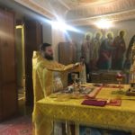 Божественная литургия в нижнем храме имени св.Гурия Таврического в день памяти ветхозаветного святого пророка Илии.