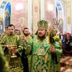 В КАНУН ПРАЗДНИКА ВХОДА ГОСПОДНЯ В ИЕРУСАЛИМ ЕПИСКОП КАЛЛИНИК СОВЕРШИЛ ВСЕНОЩНОЕ БДЕНИЕ В КАФЕДРАЛЬНОМ АЛЕКСАНДРО-НЕВСКОМ СОБОРЕ Г. СИМФЕРОПОЛЯ