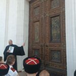 Александро-Невский кафедральный собор г. Симферополя посетили ученики казачьего класса МБОУ средней общеобразовательной школы № 29 имени Г. К. Жукова