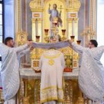 В ПРАЗДНИК ВОЗНЕСЕНИЯ ГОСПОДНЯ ЕПИСКОП ЯЛТИНСКИЙ НЕСТОР СОВЕРШИЛ ЛИТУРГИЮ В КАФЕДРАЛЬНОМ СОБОРЕ СВЯТОГО БЛАГОВЕРНОГО КНЯЗЯ АЛЕКСАНДРА НЕВСКОГО Г. СИМФЕРОПОЛЯ.