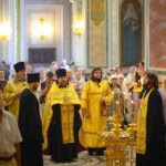 В Александро-Невском кафедральном соборе прошли богослужения в Неделю 11-ю по Пятидесятнице