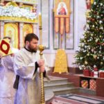 Всенощное бдение в кафедральном Александро-Невском соборе в канун праздника Крещения Господа Бога и Спаса нашего Иисуса Христа.