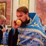 Праздничные богослужения в день празднования Введения во храм Пресвятой Богородицы, в кафедральном соборе святого благоверного князя Александра Невского