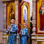 Всенощное бдение в канун Недели 3-й Крестопоклонной в кафедральном Александро-Невском соборе.