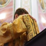 В Неделю 4-ю по Пятидесятнице, Преосвященный Каллиник, епископ Бахчисарайский совершил Божественную литургию в кафедральном соборе святого благоверного князя Александра Невского г. Симферополя.