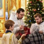 В Рождественский сочельник в кафедральном Свято-Александро-Невском соборе г. Симферополя  была совершена Литургия.