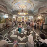 Литургия  в день памяти святителя Луки исповедника, архиепископа Симферопольского в кафедральном Александро-Невском соборе.