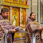 Божественная литургия  в Великий Четверток, день Воспоминания Тайной Вечери в кафедральном Александро-Невском собре.