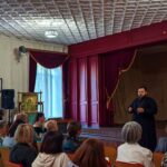 Прошли занятия с учащимися библейско-богословских курсов в актовом зале здания Симферопольской и Крымской епархии