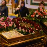 Всенощное бдение в канун Недели 3-й Крестопоклонной в кафедральном Александро-Невском соборе.