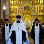 Праздничные богослужения в Александро-Невском кафедральном соборе в день празднования Преображения Господа Бога и Спаса нашего Иисуса Христа