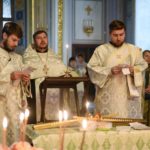 Канун Димитриевской родительской субботы. Парастас в кафедральном Александро-Невском соборе г. Симферополя.