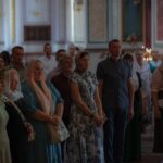 Благодарственный молебен, в завершение которого были вручены сертификаты об успешном окончании библейско-богословских курсов при Просветительском центре имени св. Гурия, архиепископа Таврического