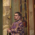 Литургия Преждеосвященных Даров в нижнем храме Александро-Невского кафедрального собора в день празднования первого (IV) и второго (452) обретения главы Иоанна Предтечи