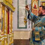 Утреня с чтением акафиста Божией Матери в кафедральном Свято-Александро-Невском соборе