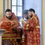 В Неделю 16-ю по Пятидесятнице кафедральном соборе святого благоверного князя Александра Невского  г. Симферополя была совершена Божественная литургия.