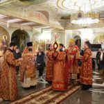 В ДЕНЬ ПАМЯТИ ВЕЛИКОМУЧЕНИЦЫ ВАРВАРЫ ЕПИСКОП ЯЛТИНСКИЙ НЕСТОР ВОЗГЛАВИЛ ЛИТУРГИЮ В СВЯТО-АЛЕКСАНДРО-НЕВСКОМ КАФЕДРАЛЬНОМ СОБОРЕ Г. СИМФЕРОПОЛЯ.
