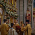 Воскресные богослужения в Александро-Невском кафедральном соборе в Неделю 14-ю по Пятидесятнице