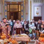 Богослужение в субботу 4-й седмицы Великого поста в кафедральном Александро-Невском соборе.