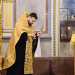 Всенощное бдение в канун Недели 25-й по Пятидесятнице в кафедральном Александро-Невском соборе.