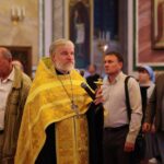 Богослужение  кафедральном Свято-Александро-Невском  соборе в канун Недели 16-й по Пятидесятнице