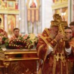В канун праздника Воздвижения Честного и Животворящего Креста Господня епископ Ялтинский Нестор совершил всенощное бдение в кафедральном Александро-Невском соборе г. Симферополя.