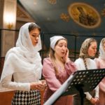 Литургия в праздник Сретения Господня в кафедральном соборе святого благоверного князя Александра Невского.