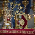 БОЖЕСТВЕННАЯ ЛИТУРГИЯ В ДЕНЬ ПРАЗДНОВАНИЯ СОБОРА ВСЕЛЕНСКИХ УЧИТЕЛЕЙ И СВЯТИТЕЛЕЙ ВАСИЛИЯ ВЕЛИКОГО,  ГРИГОРИЯ БОГОСЛОВА И ИОАННА ЗЛАТОУСТА В СВЯТО-АЛЕКСАНДРО-НЕВСКОМ КАФЕДРАЛЬНОМ СОБОРЕ Г. СИМФЕРОПОЛЯ.